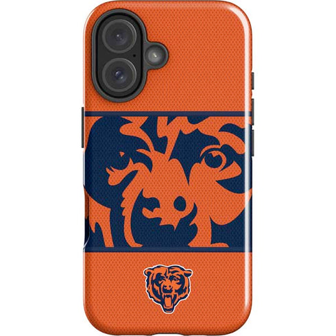 NFL Chicago Bears Zone Block iPhone 16 Plus Impact Case